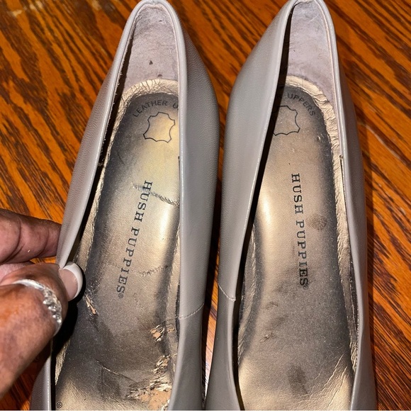 Hush Puppies Gray Women's Heels - Picture 2 of 3